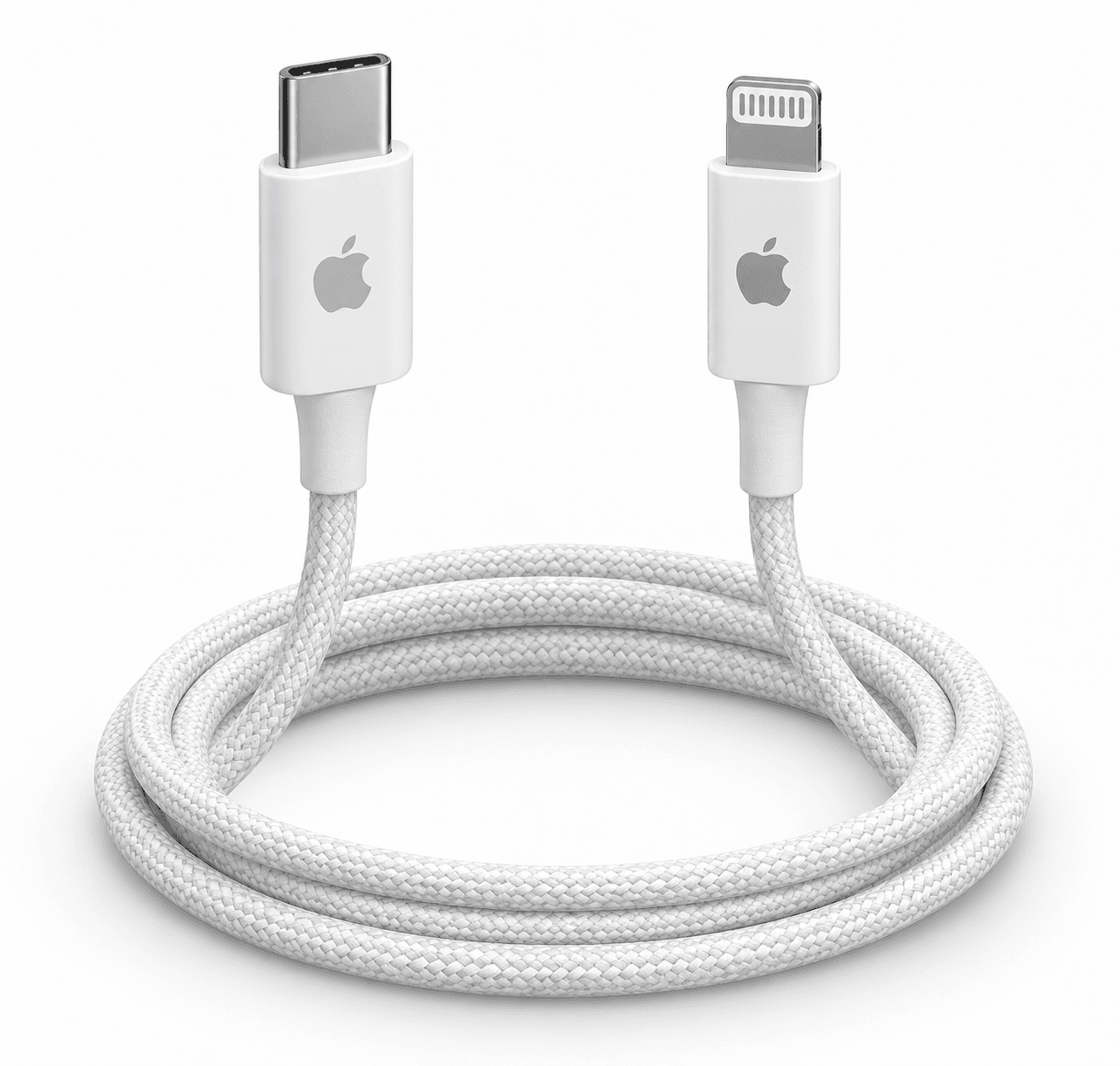 کابل شارژ اپل مدل USB-C به USB-C با روکش بافتهشده، طول ۱ متر