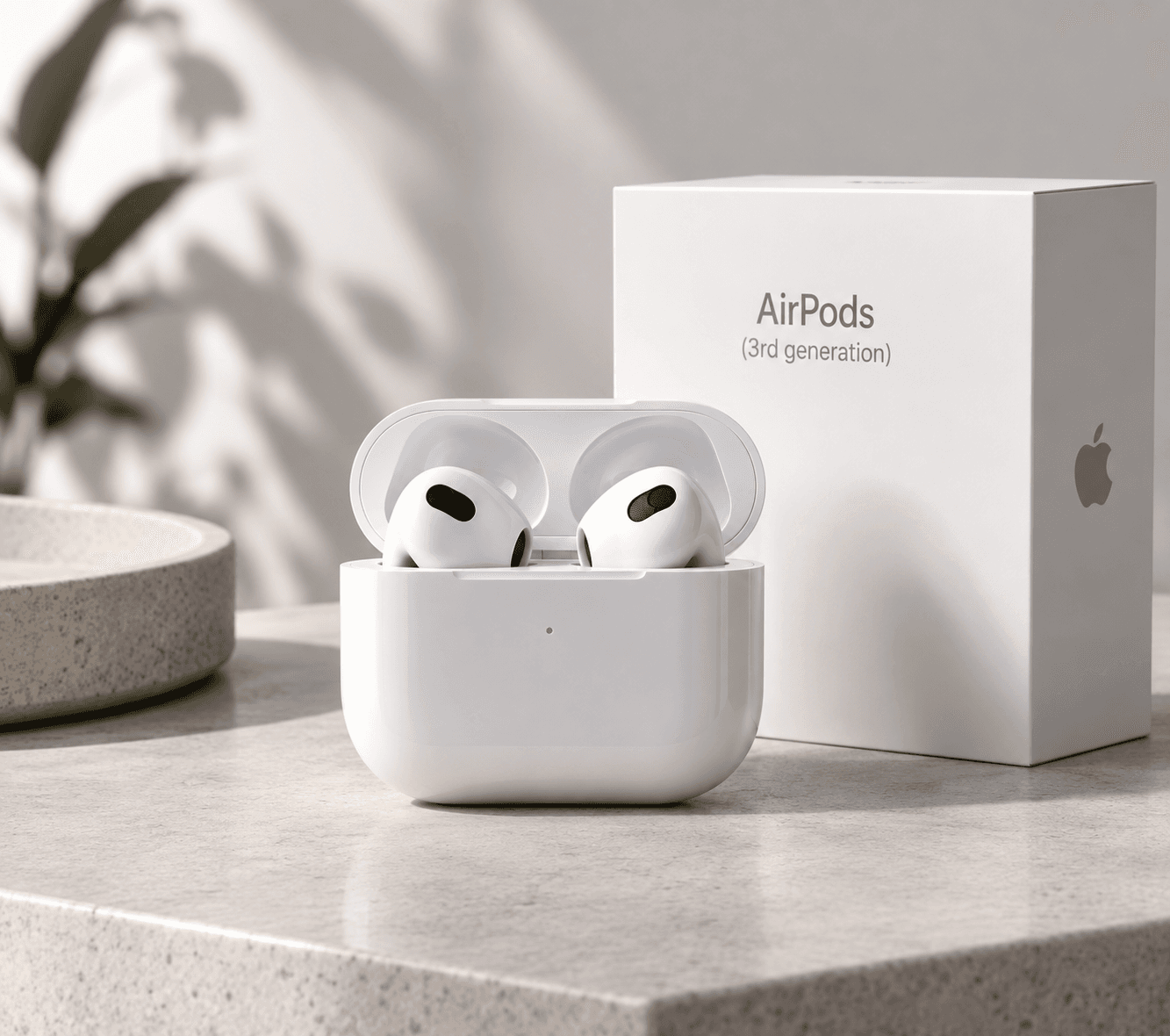 هندزفری بلوتوثی اپل مدل AirPods نسل سوم با کیس شارژ