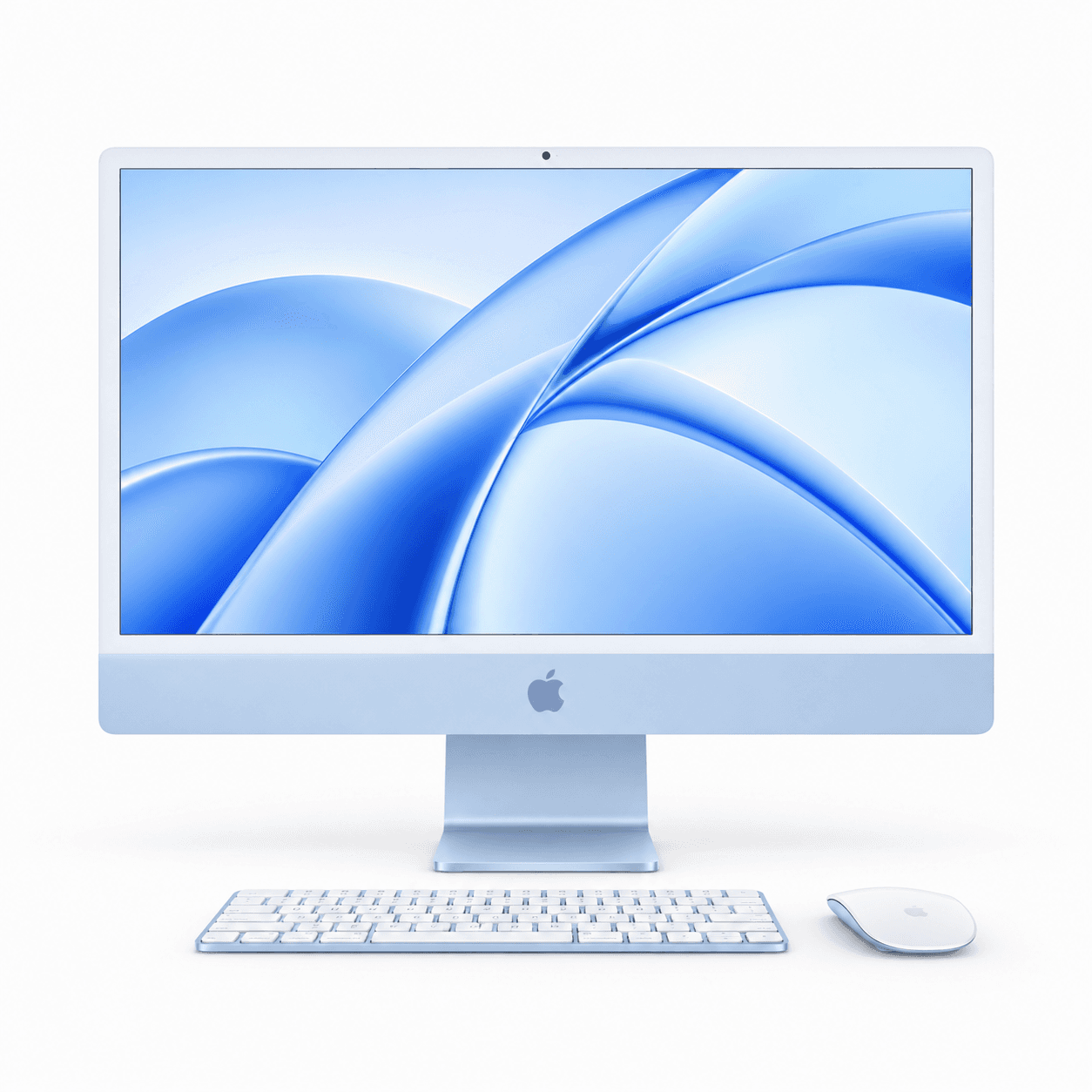 آل این وان اپل مدل iMac آبی