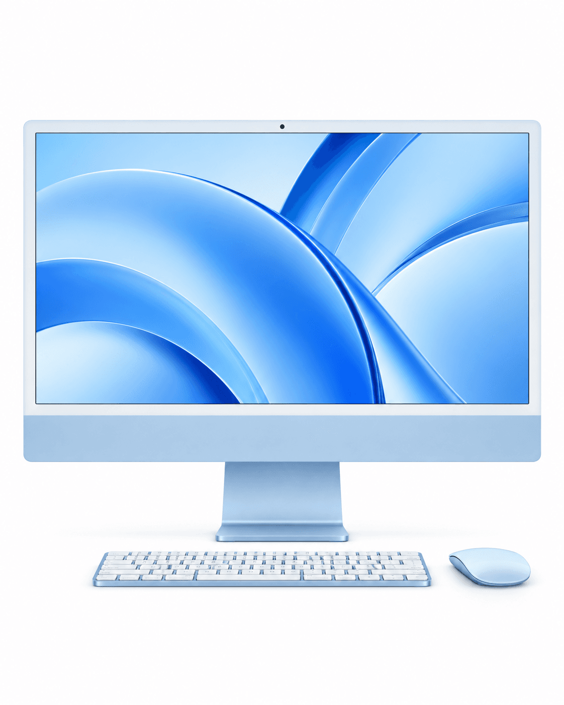 کامپیوتر آل این وان اپل مدل iMac 24 اینچ رنگ آبی